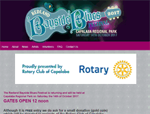 Tablet Screenshot of baysidebluesfestival.com